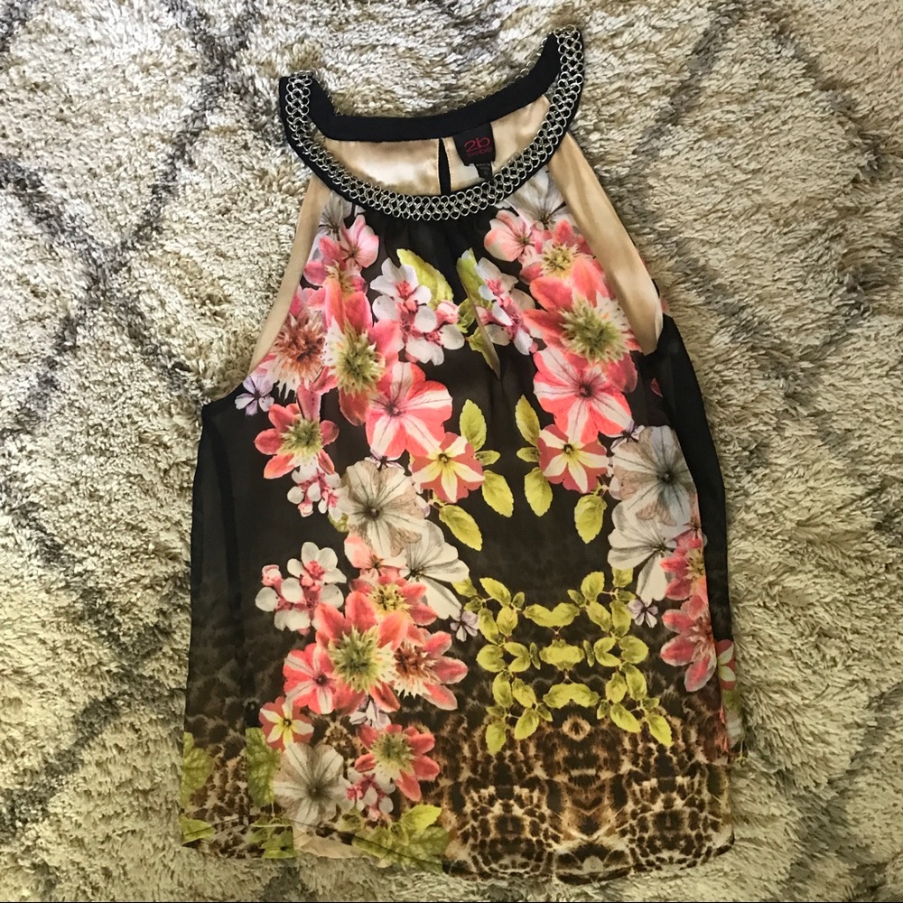 2B bebe Key Hole Blouse